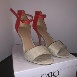 Cato Tan and Red Heels